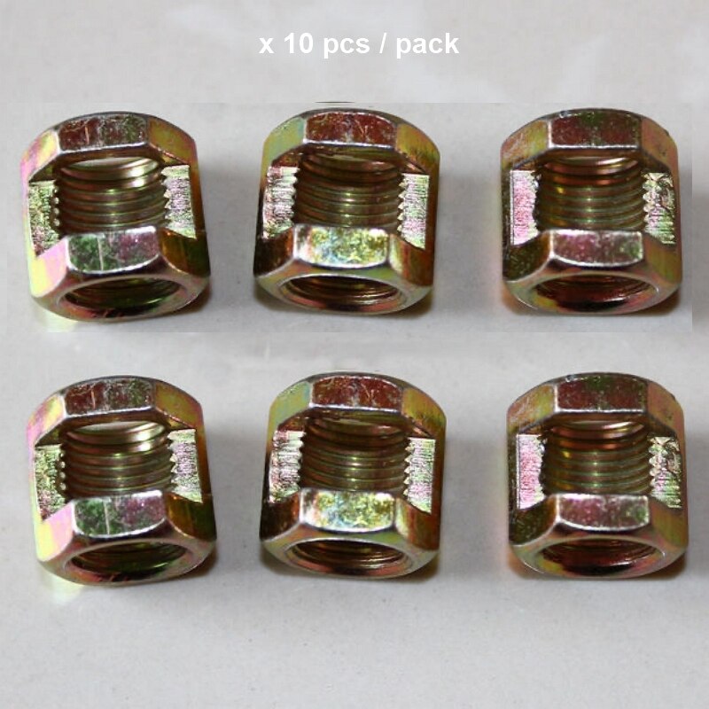 M10 lamp tooth tube connector: M10  color zinc / M10x15mm