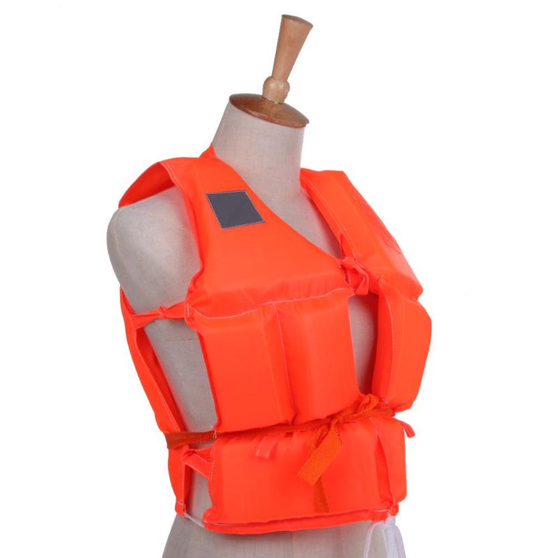 Chaleco salvavidas para niños y adultos, chaleco salvavidas de espuma de poliéster para deportes acuáticos, para natación, esquí acuático, surf con silbato