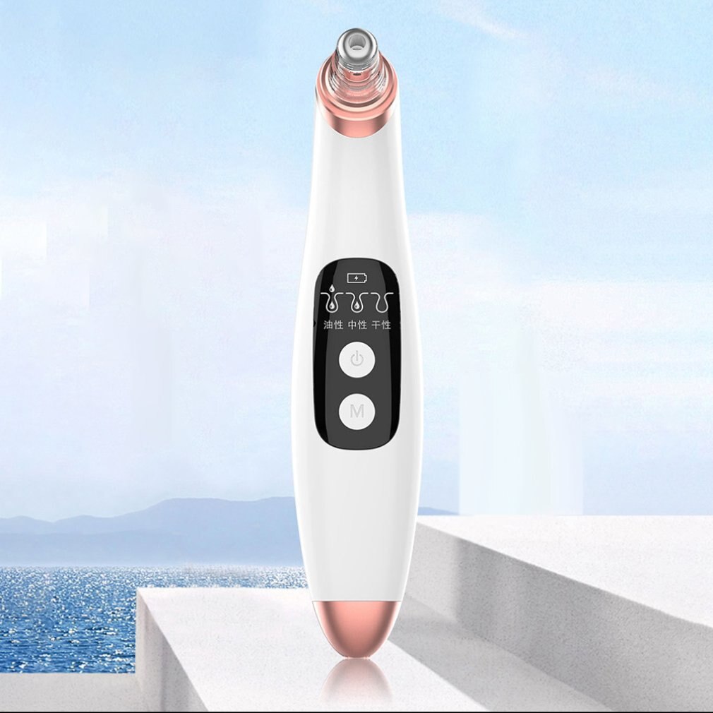 Instrumento para sacar espinillas de acné, artefacto eléctrico de succión de espinillas 6 en 1 para eliminar espinillas, limpiador de poros para el hogar