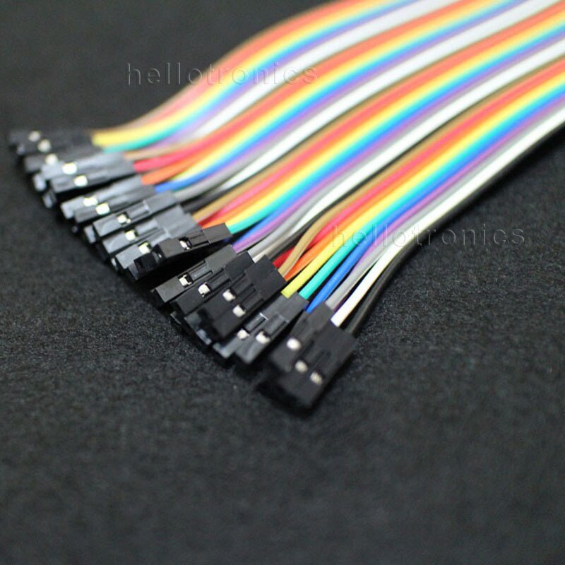 Hellotronics Premium 200mm 40 Pins Man/Mannelijke M/F F/F Splittable Breadboard Jumper Draden Voor Arduino