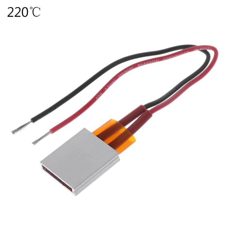 12v ptc keramisk elektrisk värmeplatta aluminiumskal keramikplåt konstant temperaturvärmare