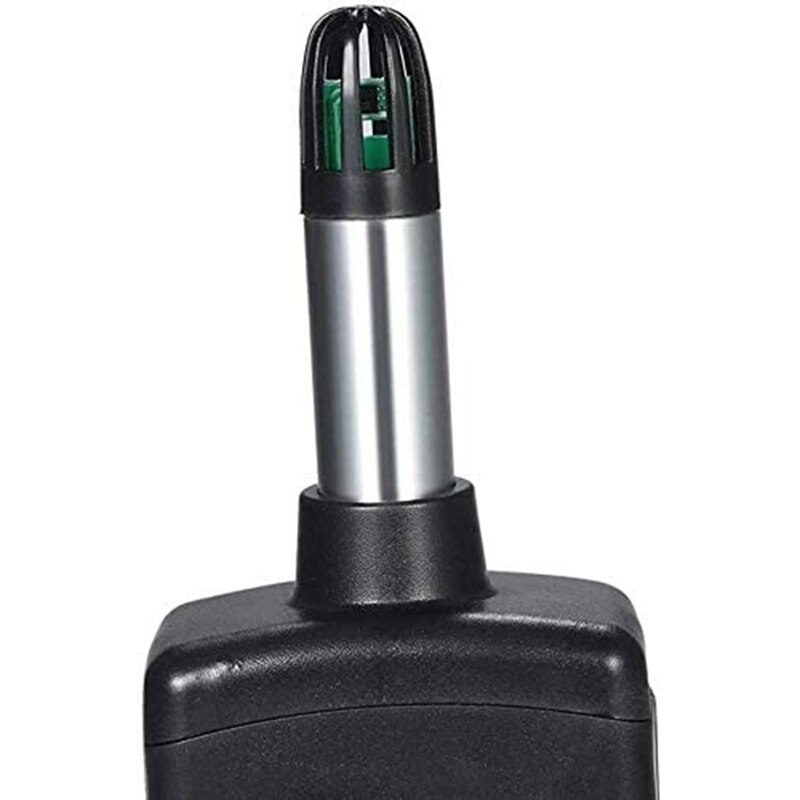 Retail Digital Psychrometer Thermo Hygrometer, High Sensitive Thermo Hygrometer With Dew Point Wet Bulb Temperature Humidity