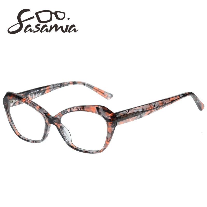 Sasamia kat briller stel dame briller dame brille stel demi briller optiske stel dekorative kvinde briller: A17702 c 1