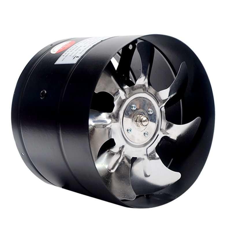 Round duct exhaust fan 8 inch bathroom powerful silent ventilation fan turbo kitchen exhaust fan