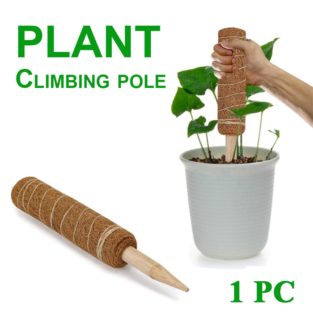 40Cm Plant Ondersteuning Kokos Moss Totem Pole Kokosnoot Sticks Tuin Accessoires Planten Klimmen Fram: A