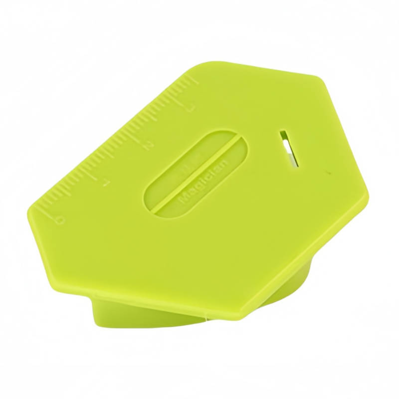 1 kpl muovinen magneettinen ompelusaumanohjain kone monikulmainen käpristymisenestolaite monitoiminen viivain helma ompelutarvikkeet: Vaalean harmaa