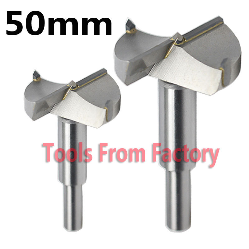 1pc woodworking reamer hole CNC alloy drill holes saw tool wood planks Openings drilling 50MM