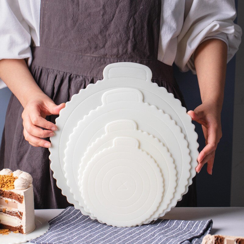 6inch Mousse Cake Paper Boards Reusable Cake Pizza Round Cardboard Cupcake Dessert Displays Cardboard Tray Cake Decorative Tool