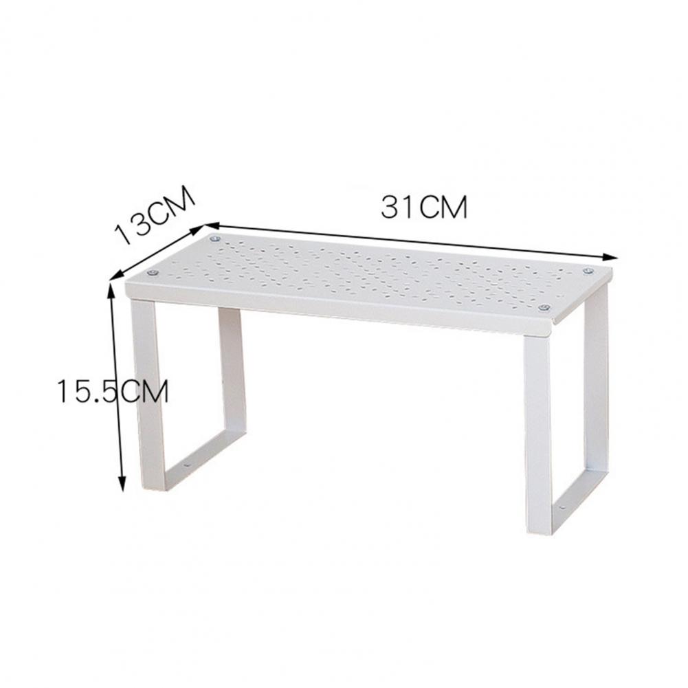 Estante organizador de armario de cocina, estante de almacenamiento de despensa, estante de almacenamiento de cocina apilable estable para despensa, especias, organizador de libros de escritorio