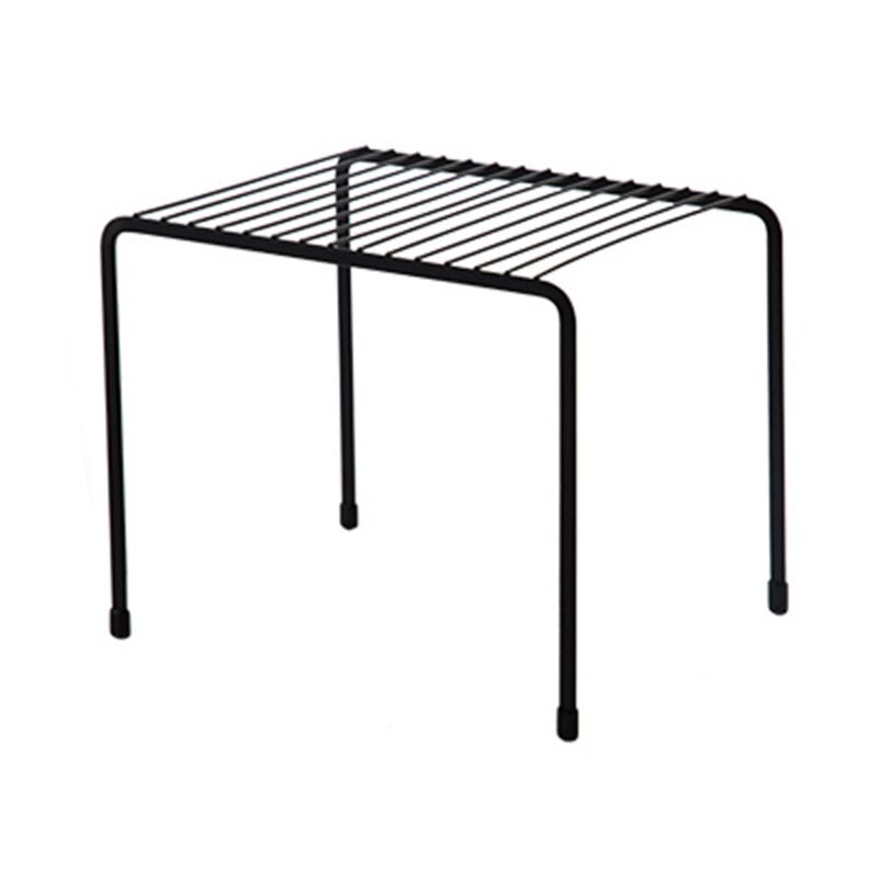 Home Closet Organizer Storage Shelf for Kitchen Rack Space Saving Shelf Kitchen Organizer Wardrobe Shoe Organizers Saving Space: L black