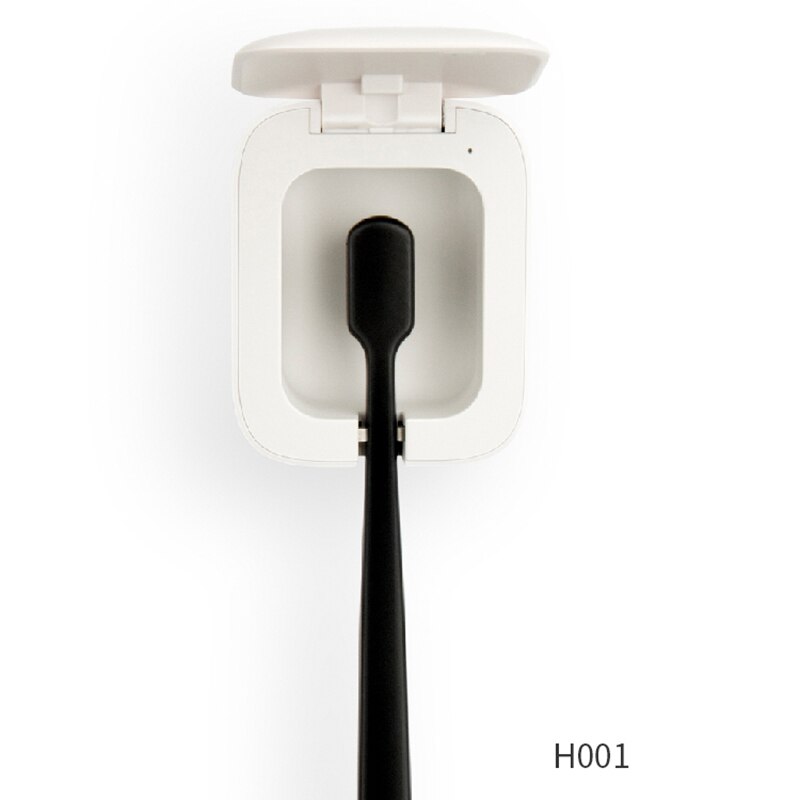 Home Automatic Ultraviolet Toothbrush Sterilizer Solar Energy UV Light Toothbrush Holder With Toothpaste Squeezing Dispenser: 04