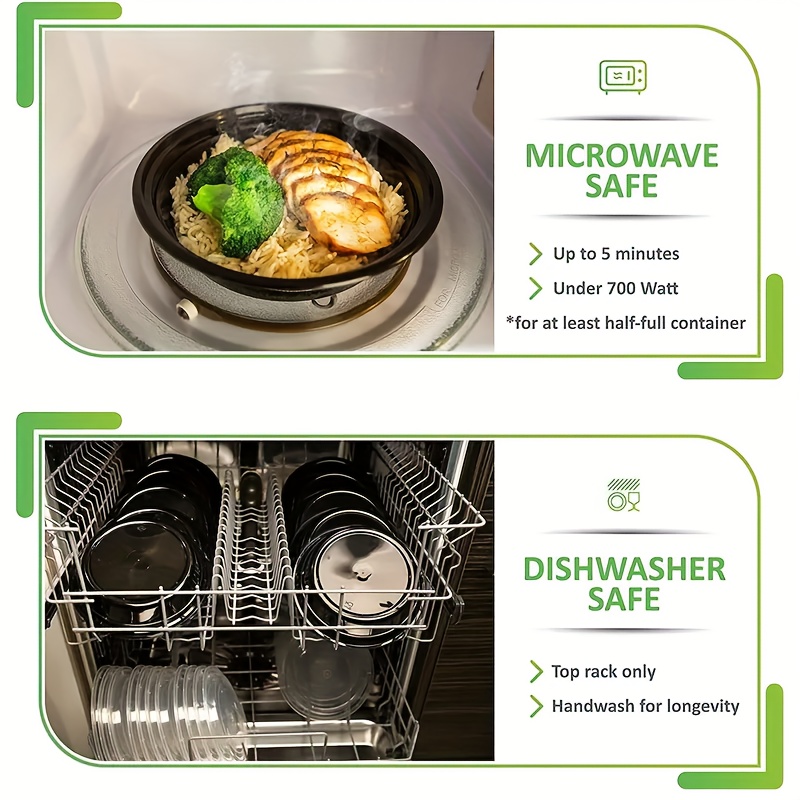 20/50 Stück Einweg-Lunchboxen, stapelbare runde Kunststoff-Salatschüssel, Kühlschrank, Mikrowelle, Geschirr, Lebensmittelaufbewahrungsbehälter