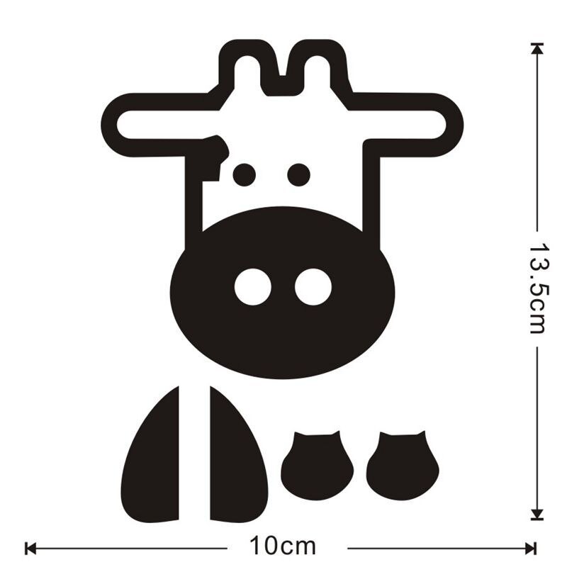 Verschillende grappige dieren schakelaar sticker voor kinderkamers diy panda muurstickers sticker slaapkamer woonkamer #608: 11