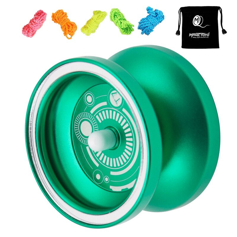 Magicyoyo responsives jojo  t7, metall-aluminium-jojo für kinder anfänger mit tasche und 5 ersatz-jojoschnüren: Default Title