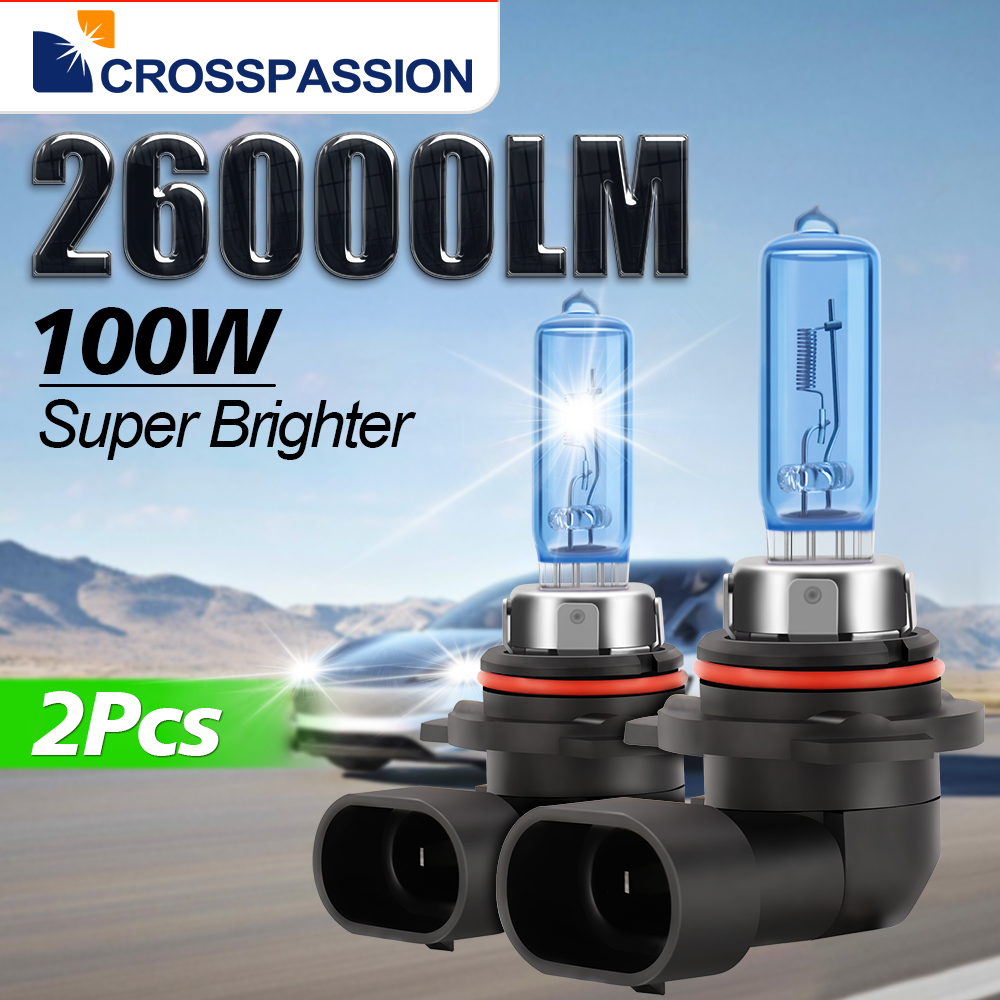 2pz 26000LM Luci Alogene 100W H1 H4 H7 H9 H11 9005 HB3 9006 HB4 9007 9012 auto Alogene Faro Lampadine 6000K 12V auto Lampade