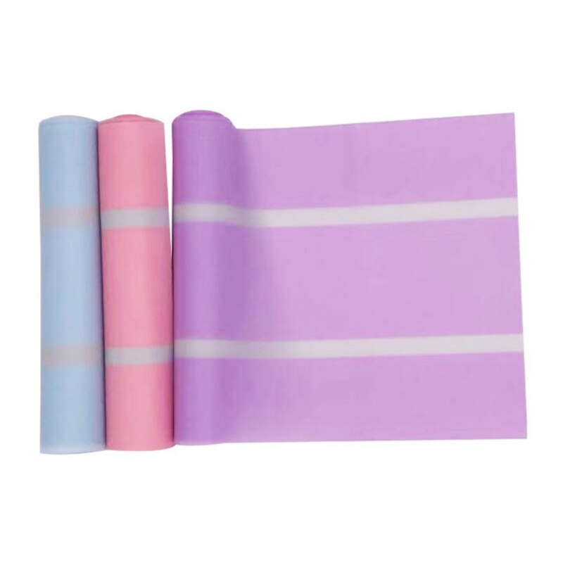 1.5m Elastic Yoga Pilates Rubber Stretch Resistance Exercise Fitness Bands .