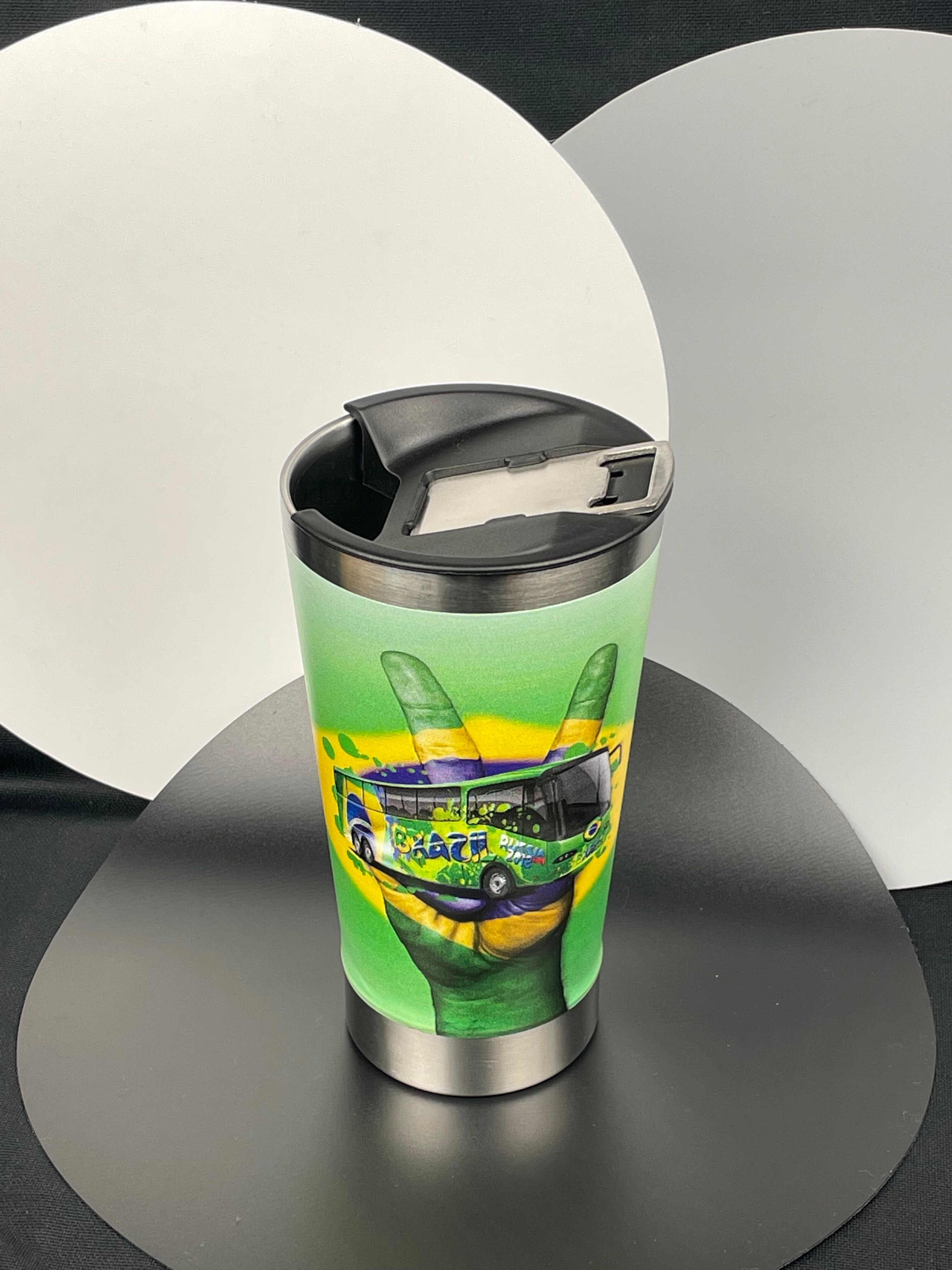 Termo de cerveza de 473ml con abrebotellas, taza de agua fría, aislamiento térmico al vacío, embalaje de caja de , en 24 horas, novedad