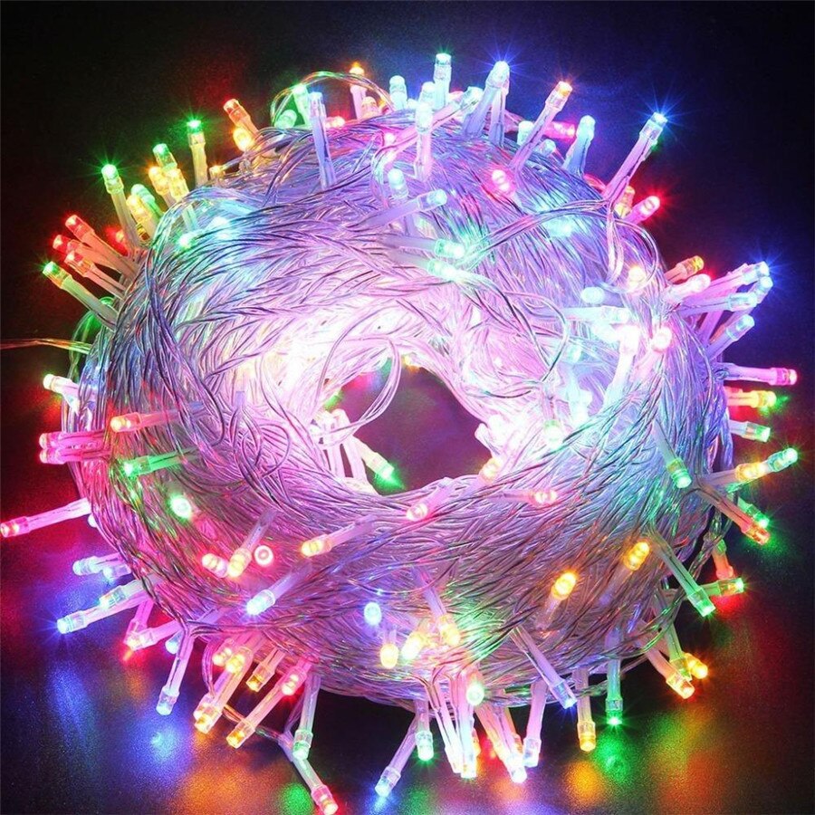 Thrisdar 100M 800 Christmas Led String Fairy Light Outdoor Garden Wedding Party Fairy String Xmas Tree Garland Light