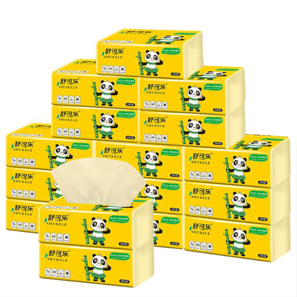 Bulk Lot 240 x Extra Soft Facial Pocket Tissue Paper 4ply for Toilet Bedroom Livingroom Family Casual Use Tissue