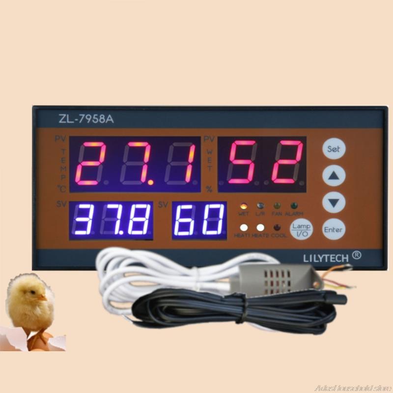 Digital Automatic Incubator Controller Egg Incubator Controller Egg Hatcher Temperature Humidity Incubator Controller