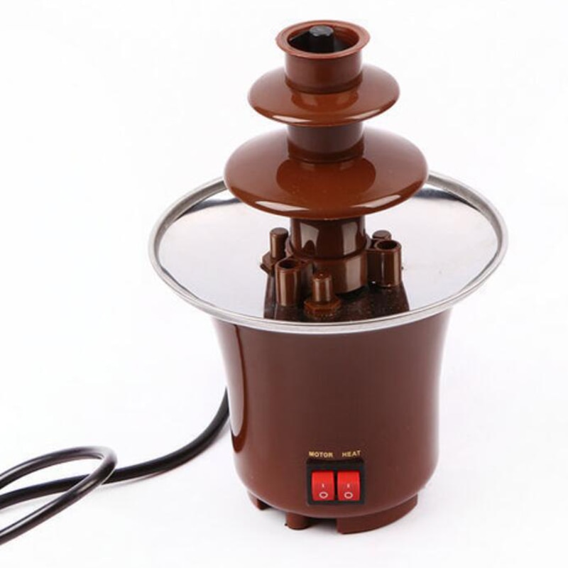 Us Plug, Drie Layer Creatief Van Chocolade Fontein Chocolade Smelten En Verwarming Pot Machine