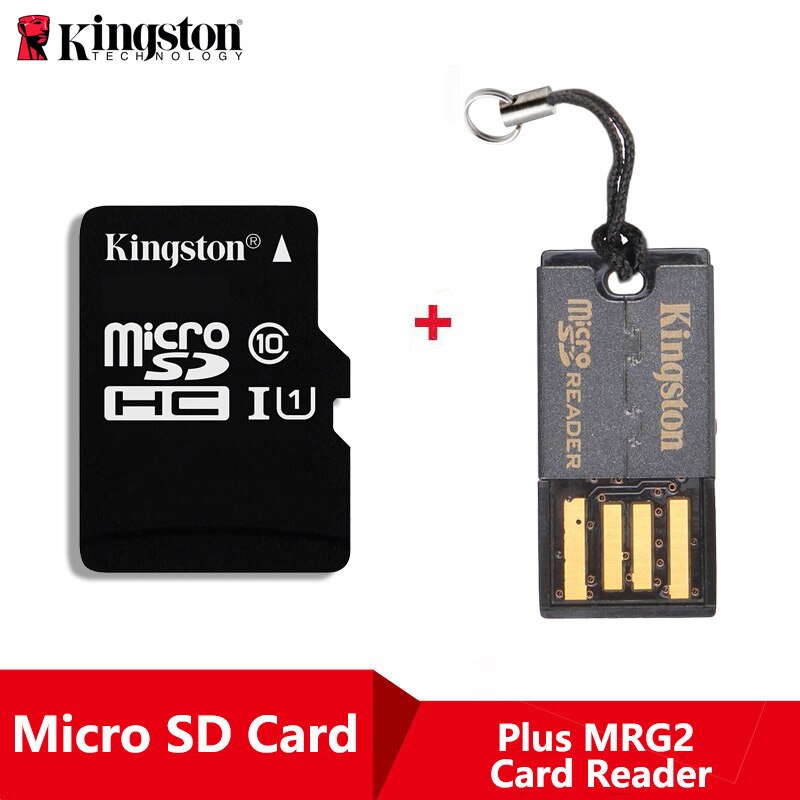 100% Original Kingston micro sd 128gb 64gb memory card 16 cartao de memoria sdhc 32gb class 10 cartes with Adapter: K-TF-32G-MRG2