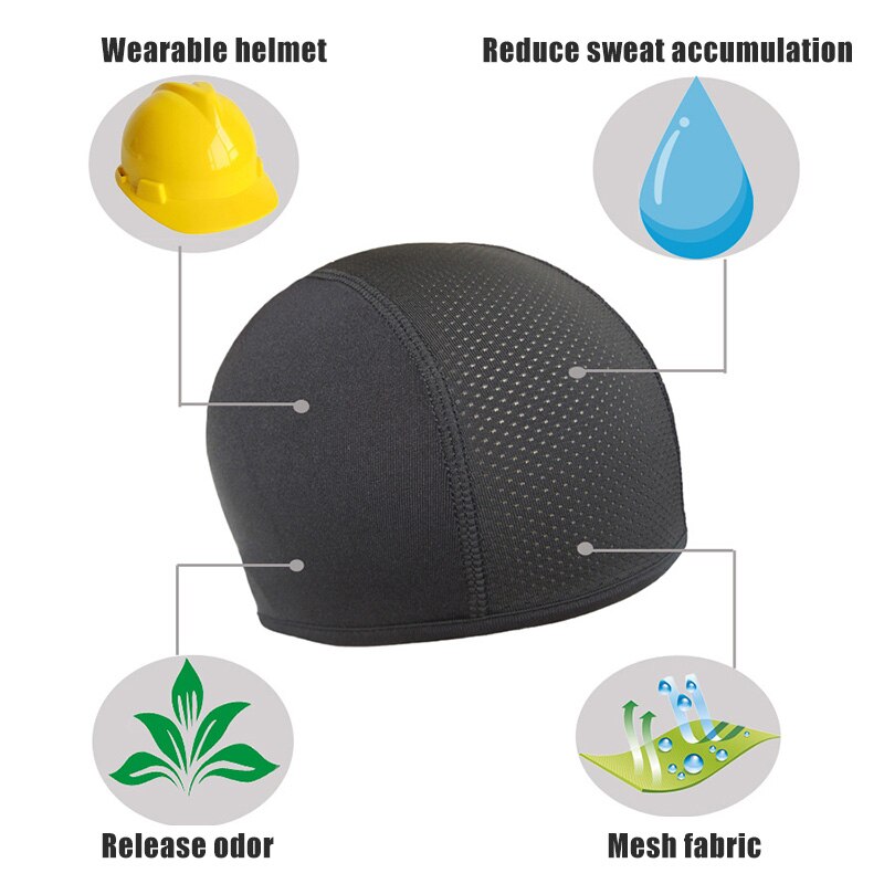 Anti-sweat Quick Dry Helmet Cycling Breathable Outdoor Sun Protection Cap ZJ55