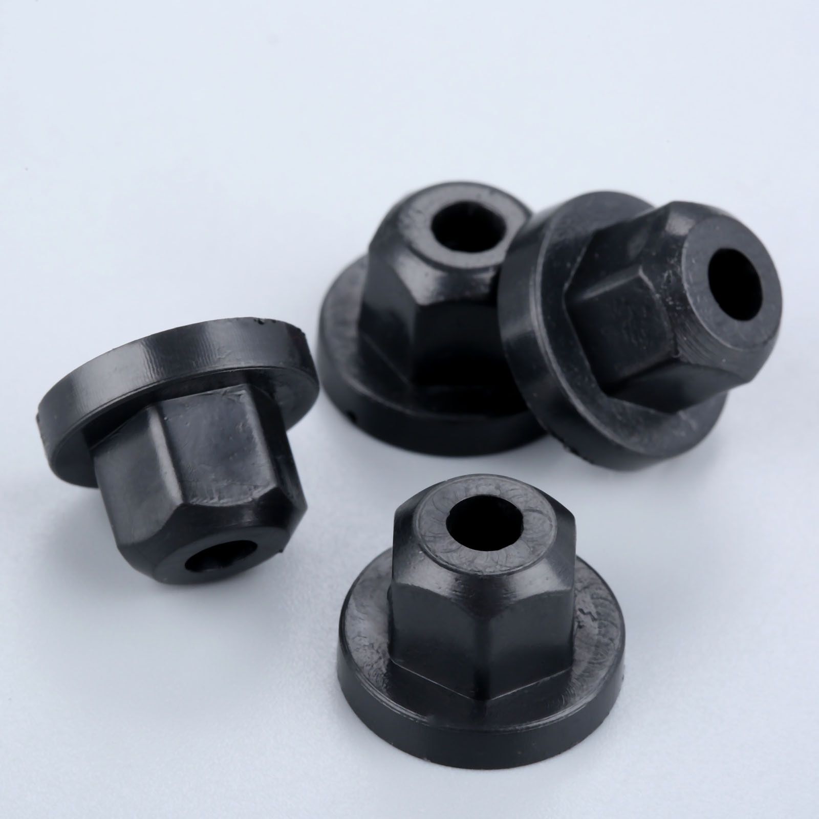 20 stk bil plast karosseri mutter flens klips 10mm sekskantede nagler for mercedes benz 7 series 003-990-02-51 bmw 16-13-1-176-747