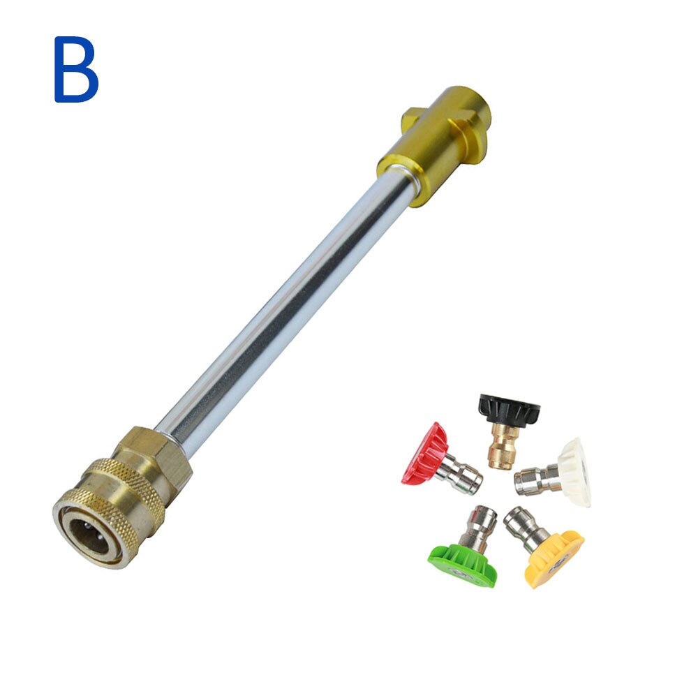 Pressure Washer Lance Car Washer Water Spray Wand Converting Lance Adpater for Karcher K Fitting to 1/4" Quick Connector