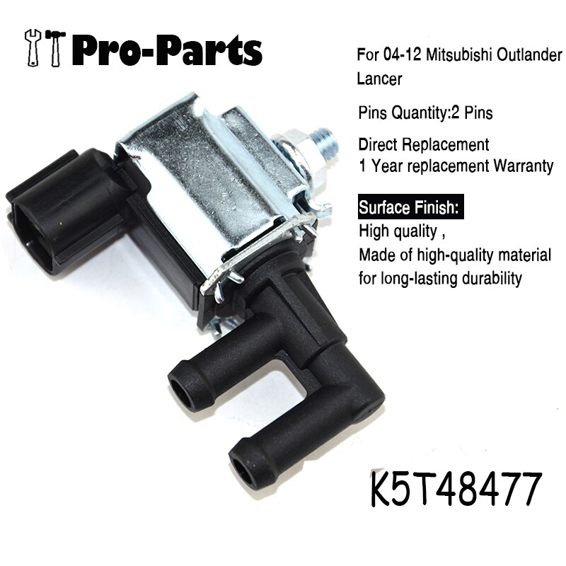 Válvula Solenoide de Control para Mitsubishi Outlander Lancer, nueva válvula de vacío de emisión K5T48477 para Mitsubishi Outlander 2004