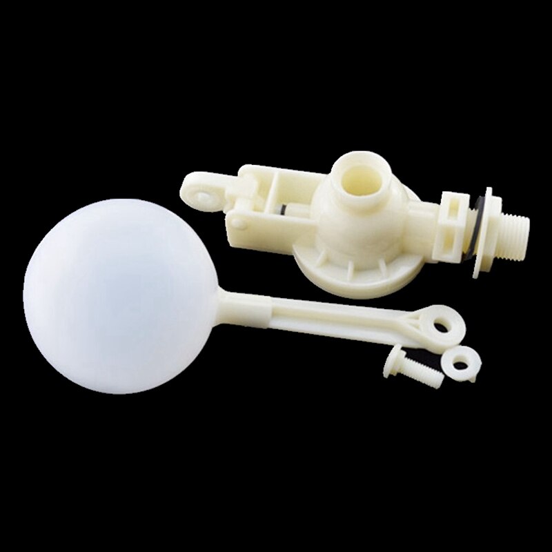 1pc 1/2inch-2inch White Plastic Adjustable Auto Fill Float Ball Valve Water Control Switch for Water Tower Water Tank