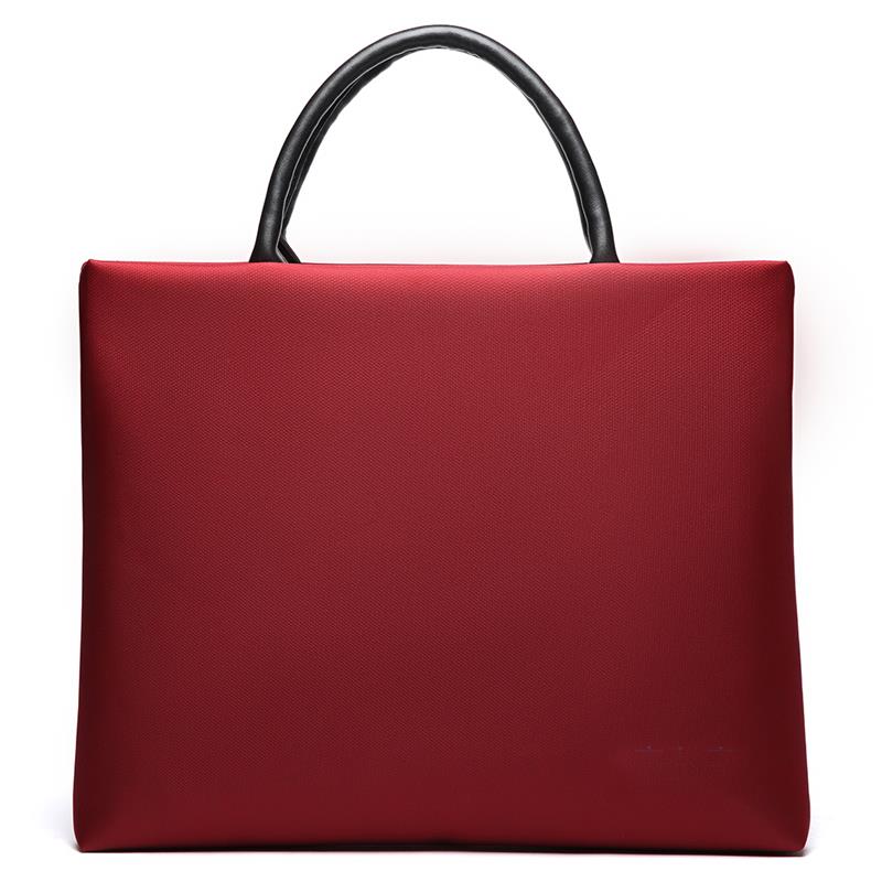 mujer hombres maletín bolsa de negocios de Oxford bolsas Oficina bolso 14 pulgadas Laptop maletín bolsos para Mujeres Hombres: Wine Red