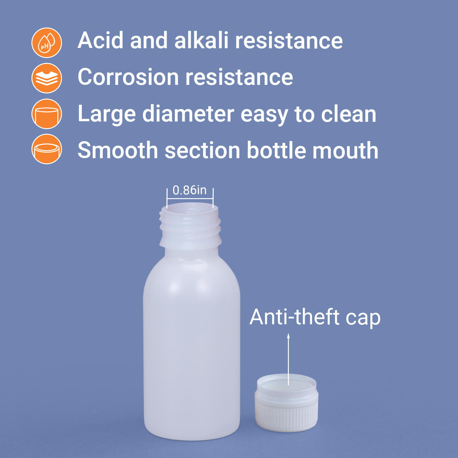 Leere plastik flaschen für Flüssige Chemische Reagenzien HDPE behälter Kosmetische lotion lagerung flaschen Lebensmittel Grade