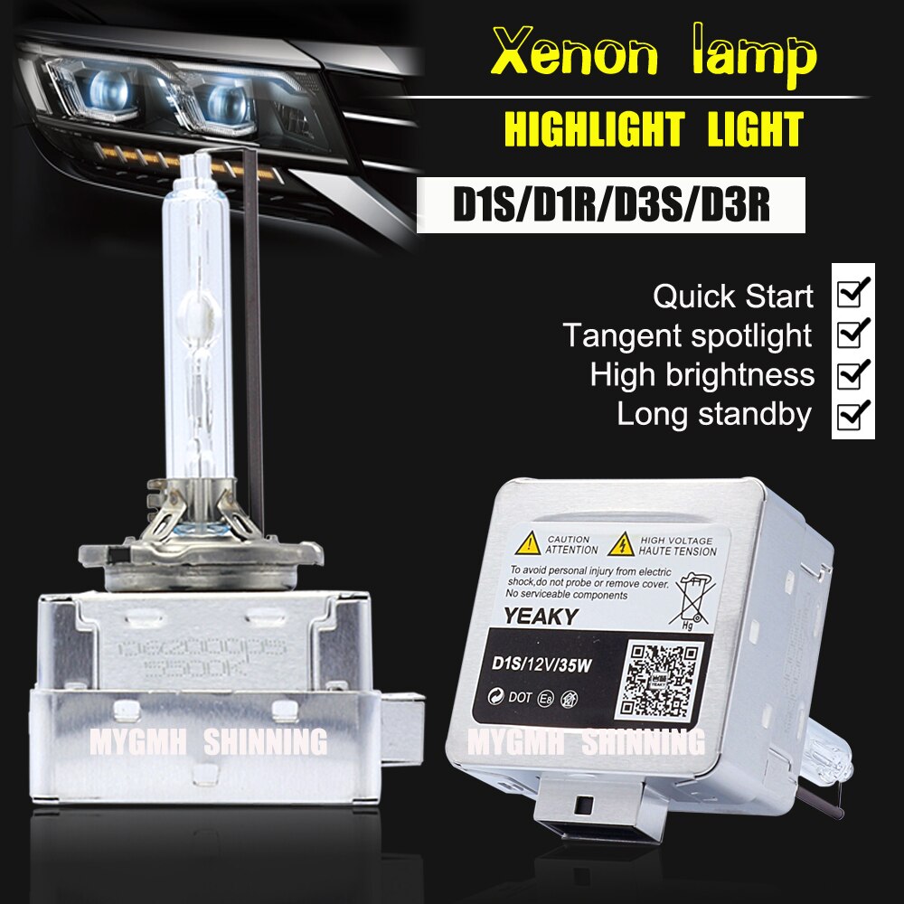 2 Stuks Originele Yeaky Xenon Lamp Lamp D1S Hid Xenon Licht 4500K 5500K 6500K Lamp Auto Auto hid Koplampen