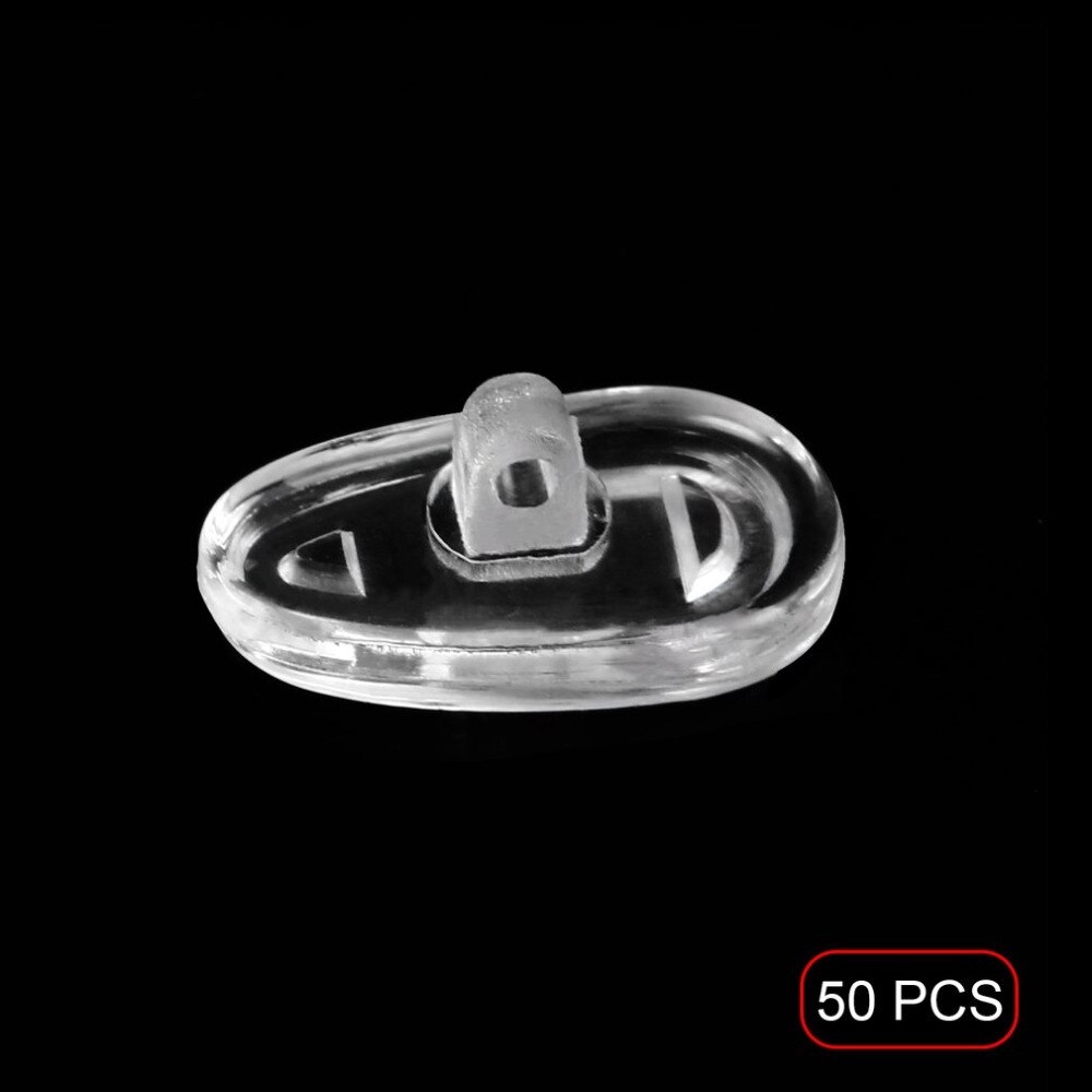 Almohadillas de silicona para nariz, 25 pares, 13mm, almohadillas para la nariz con tornillo, herramienta de reparación de almohadillas para anteojos, accesorios para gafas de sol
