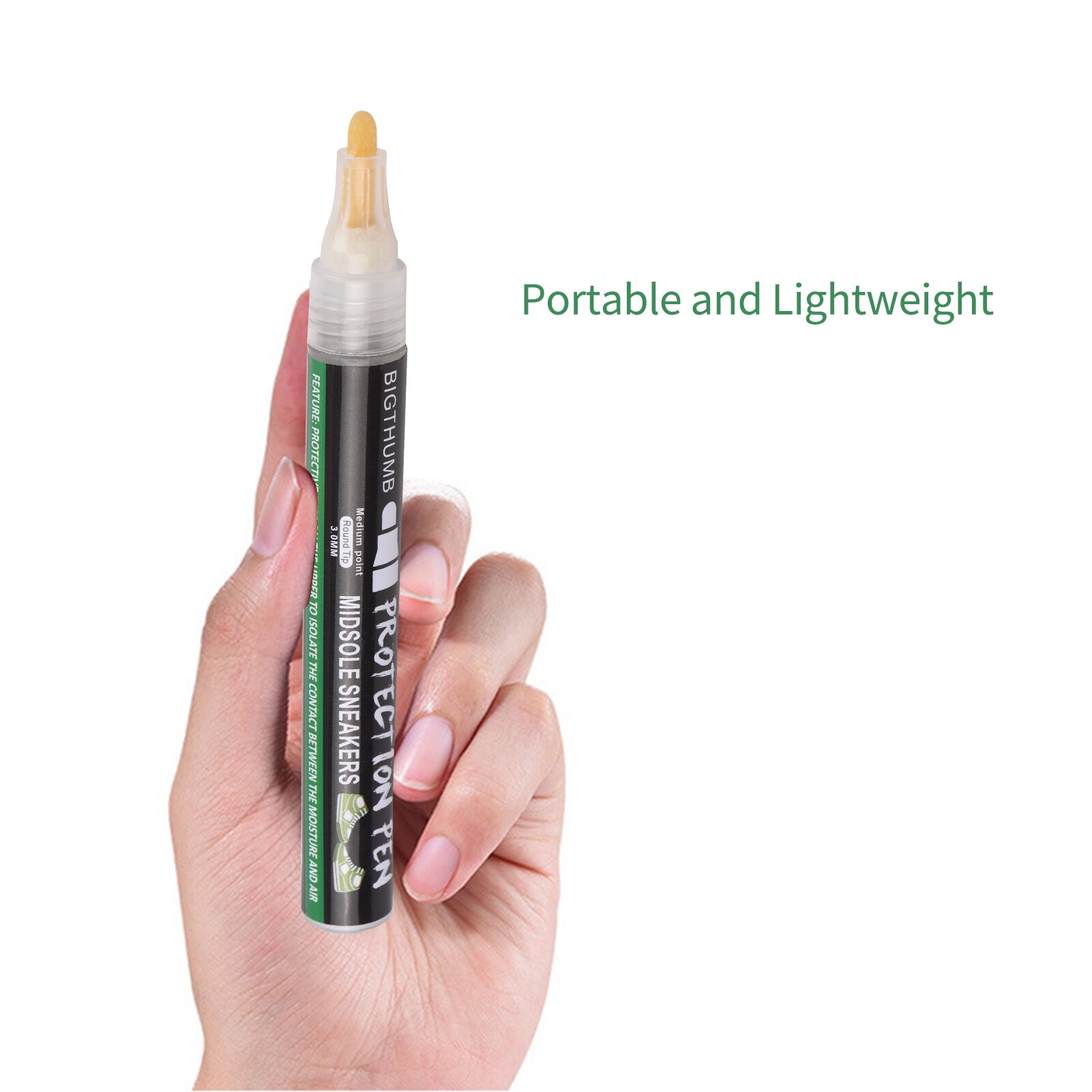Stylo Anti-oxydation pour baskets, marqueur pour semelle intercalaire, empêche les chaussures de Sport de devenir jaunes, peinture sur semelle en caoutchouc cristal, Surface en cuir