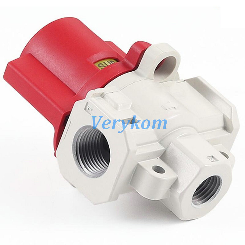 Pneumatic Residual Pressure Relief Valve VHS20-02A VHS30-03A VHS40-04A SMC Type 3 Way VHS Manual Pressure Release 1/4&quot; bsp 3/8&quot;