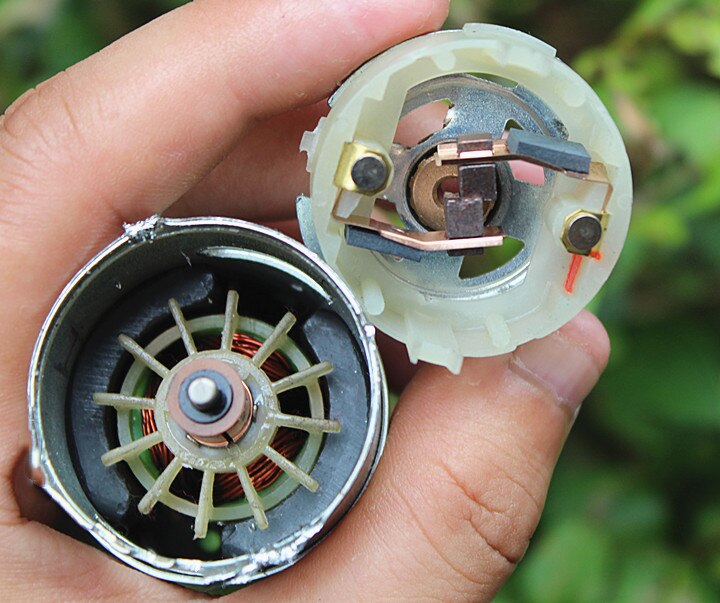 [High-Speed] 550 Motor DC7.2V DC Motor Forward And Reverse with Heat Dissipation Fan High-Power Motor Tool