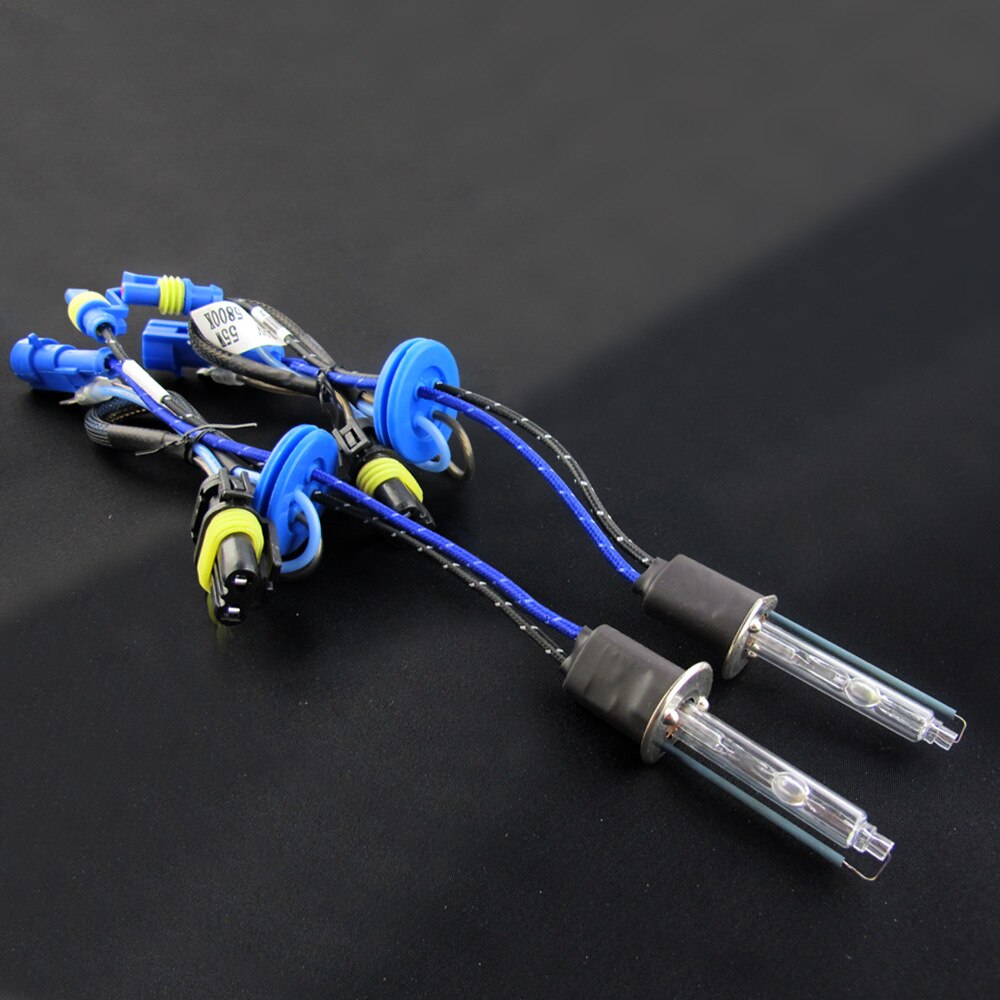 Bombilla de Xenón de 55W para faro delantero de coche, Kit de conversión HID, H7 H1 H11 9005 9012, 12V, 5500K, alta luminosidad, 2 uds.