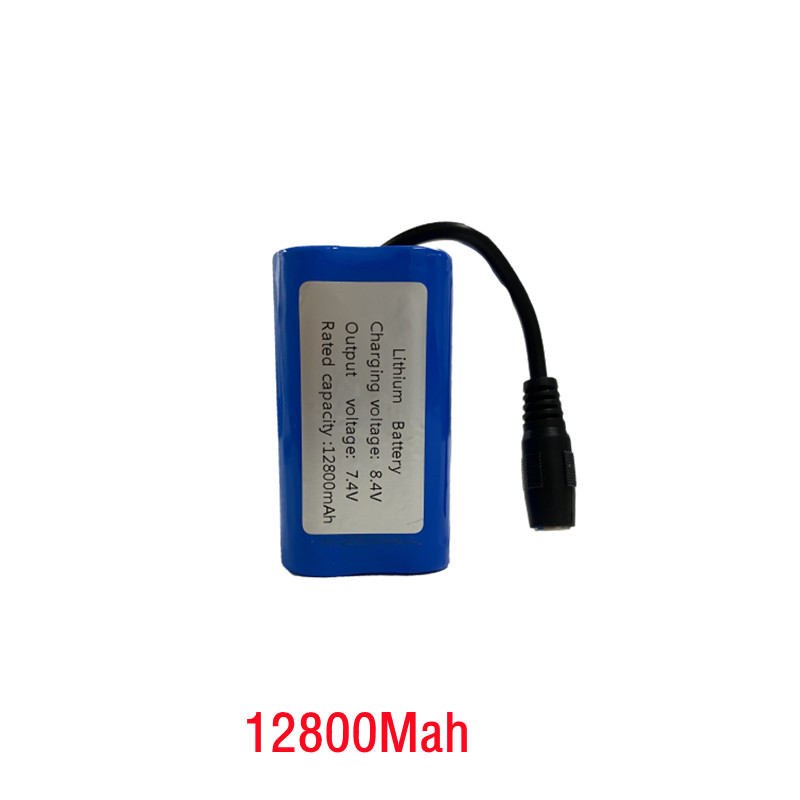 V020 T188 T888 V18 D16 V900 V700 D18 Afstandsbediening Rc Vissen Nest Aas Boot Onderdelen 7.4V 12800Mah 15000Mah Batterij/Lader: WHITE