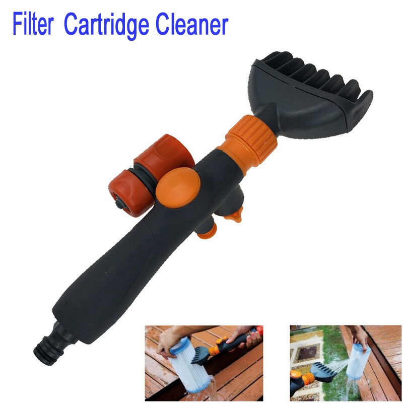 Filter Jet Cleaner Swimming Pool Tub Spa Water Wand Cartridge Hand Held Cleaning Brush Bathtub Spa Water Filter Comb