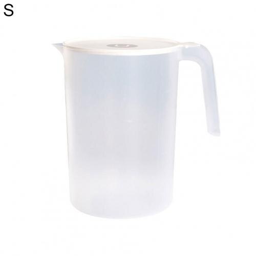 1Pcs Plastic Werper Grote Capaciteit Te Schoon Pp Plastic Water Potten Uitpersen Pitcher Voor Gezondheid Leven Keuken Eetkamer tool: White 2000ml