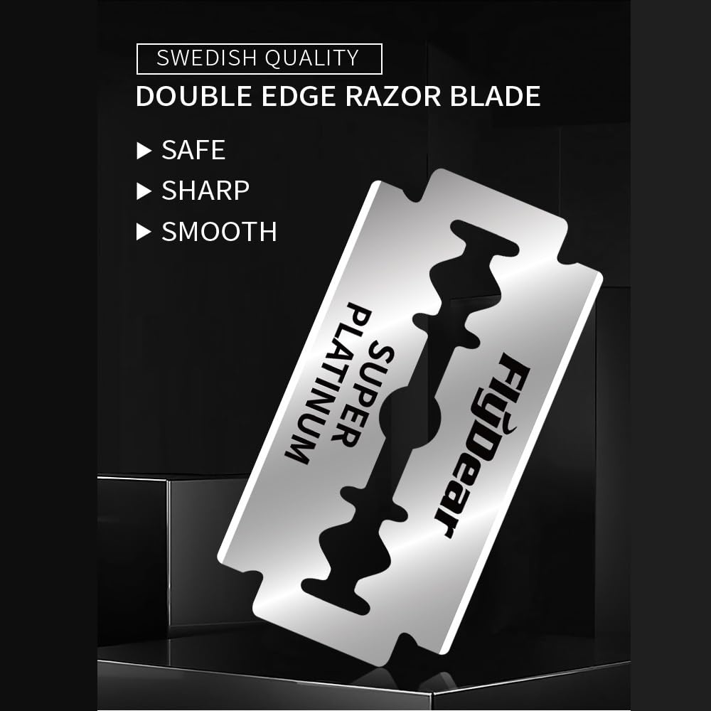 Old-fashioned double-sided razor blades Old-fashioned razor blades Manual razor blades Men's shaving razor blades