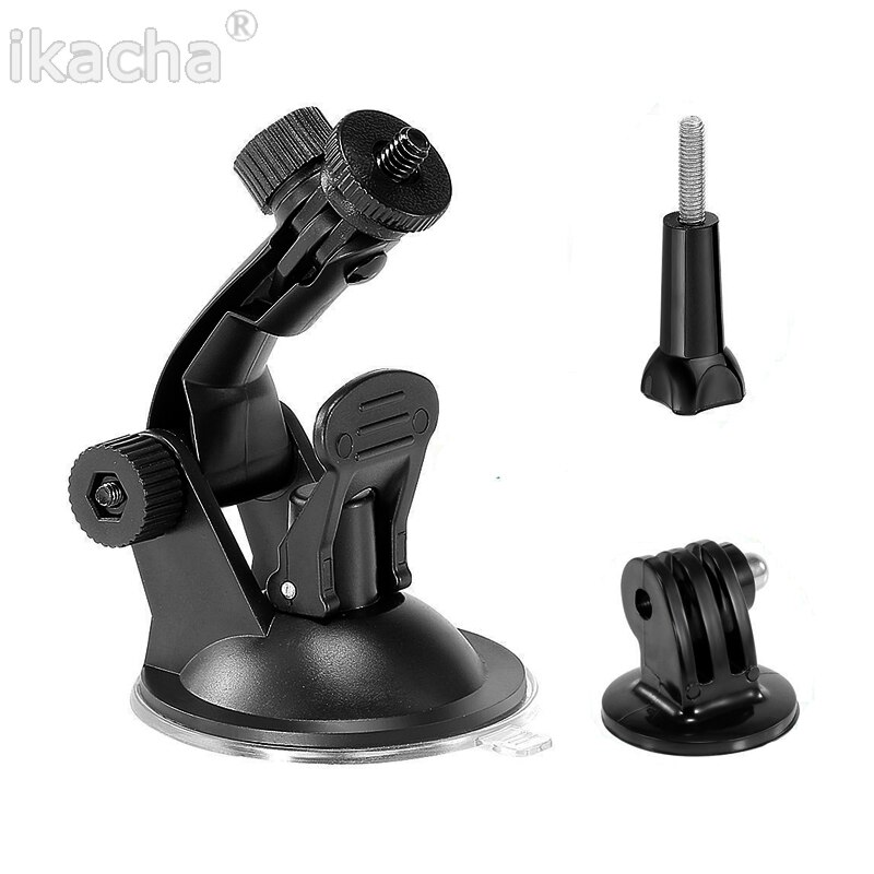 Optioneel Fiets/Motor Mount Voor GoPro Hero 6 5 4 Accessoires Voor Xiaomi Yi Zuignap Auto Mount Voor sjcam Sj4000 Eken H9 H9R