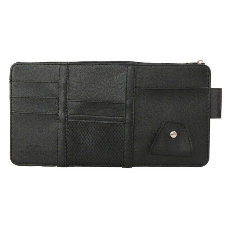 Armazenamento de carro titular do cartão de visita organizador clipe estiva tidying bolso do telefone universal assento carro lado volta bolsa recipiente malha: B