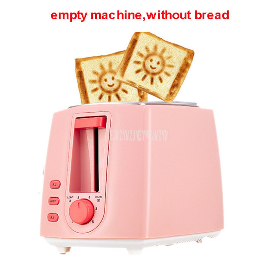 Bread Baking Oven Machine 6-Gear Adjustable Electric Toaster Household Automatic Breakfast Toast Sandwich Maker Reheat Function