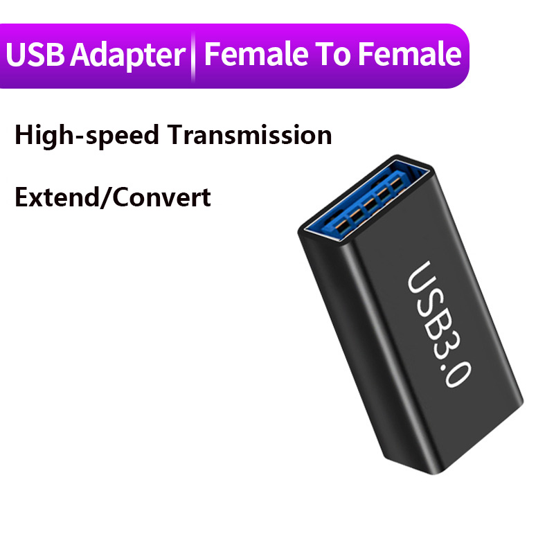 USB 3,0 Stecker USB Zu USB Adapter 5Gbps Gen1 Männlichen zu Männlich-weibliche USB Konverter SSD HDD Kabel Extender USB 3,0 Extension Plug: orange