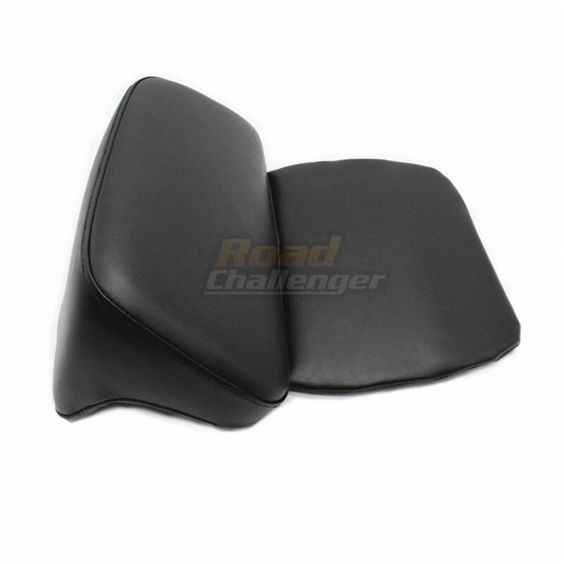 For Harley Touring Tri Glide FLHR FLTR Black Motorcycle Seat Backrest Trunk Razor Chopped Tour-Pak Backrest Pad