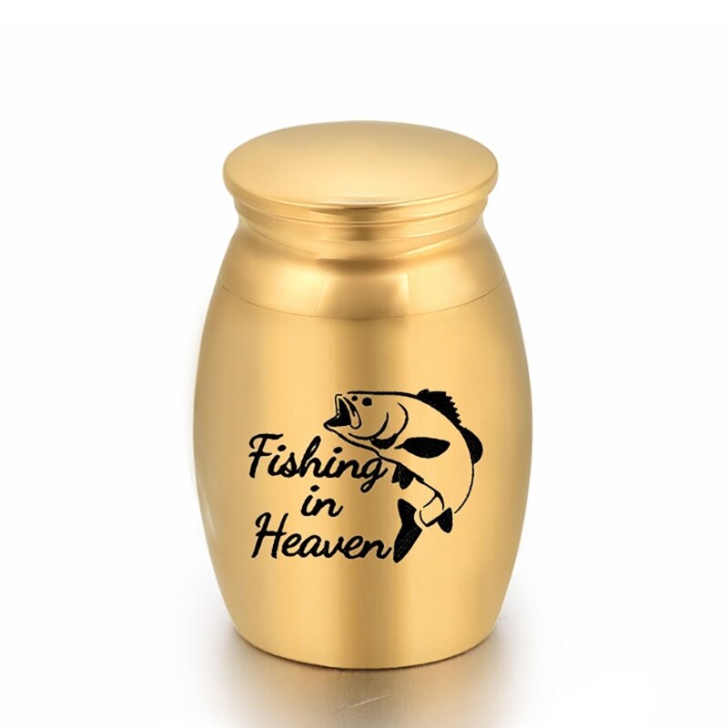 Kleine urnen voor menselijke as, mini-urn voor huisdieren, as van roestvrij staal