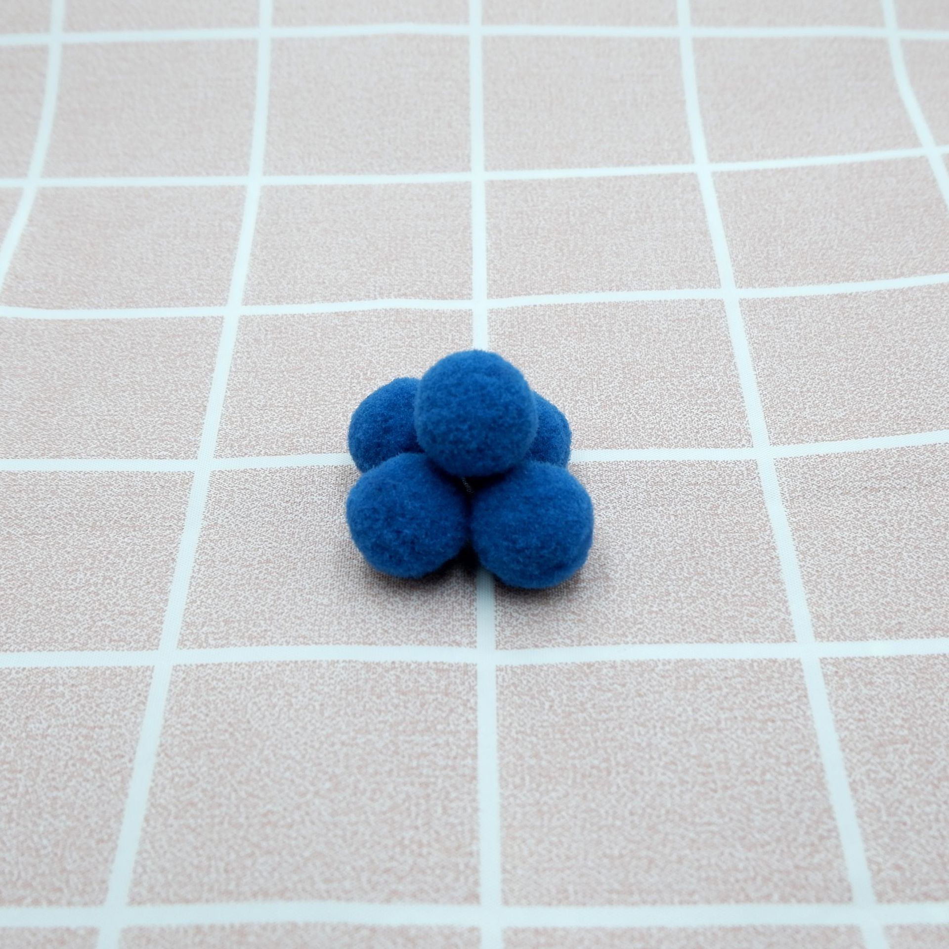 Home Decoration 500Pcs 8mm Pompoms Soft Pom Poms Fur Ball Arts Toys Crafts DIY Apparel Sewing Fabric Supplies FPJXZ146: Royal Blue